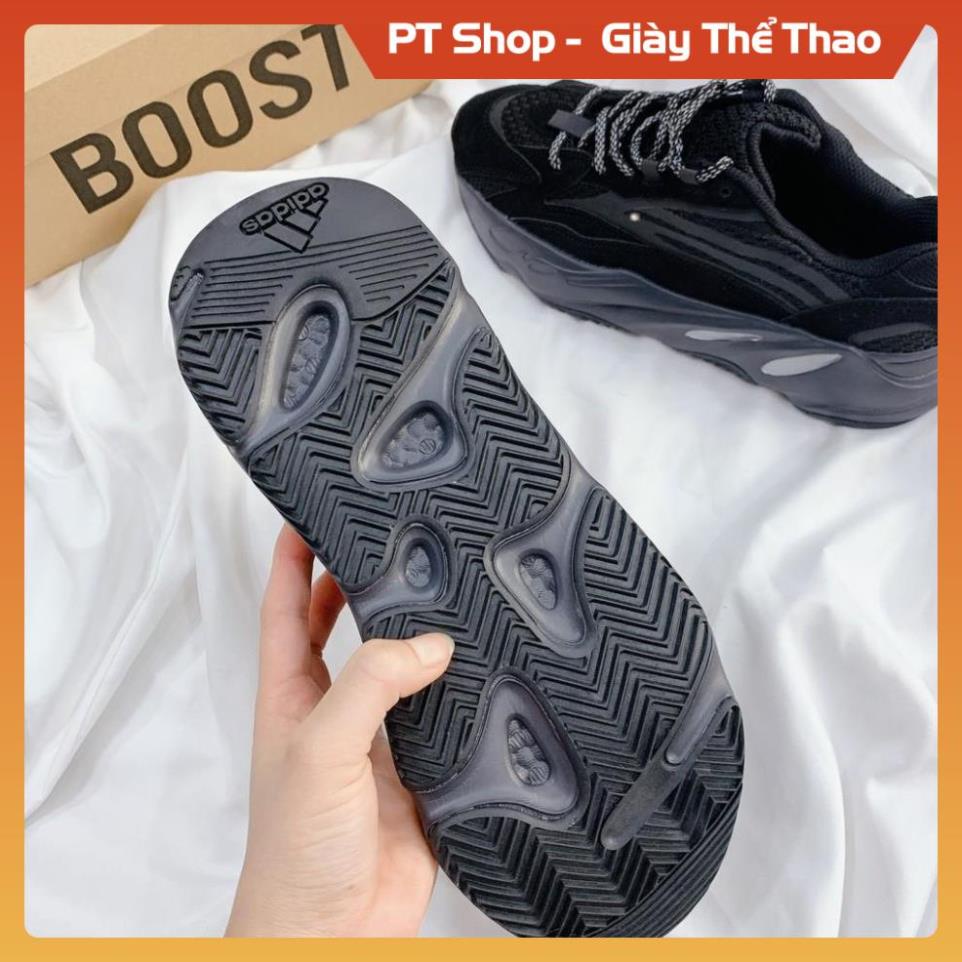 Freeship+ Hàng Xịn]  Giày thể thao yz700 nam nữ Full Đen hàng siêu đẹp, Giày nam nữ cao cấp Sneaker