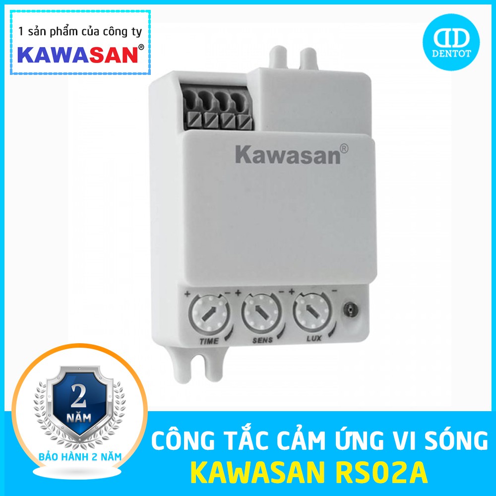 Công tắc cảm ứng vi sóng góc quét rộng, độ nhạy cao - Kawasan RS02A