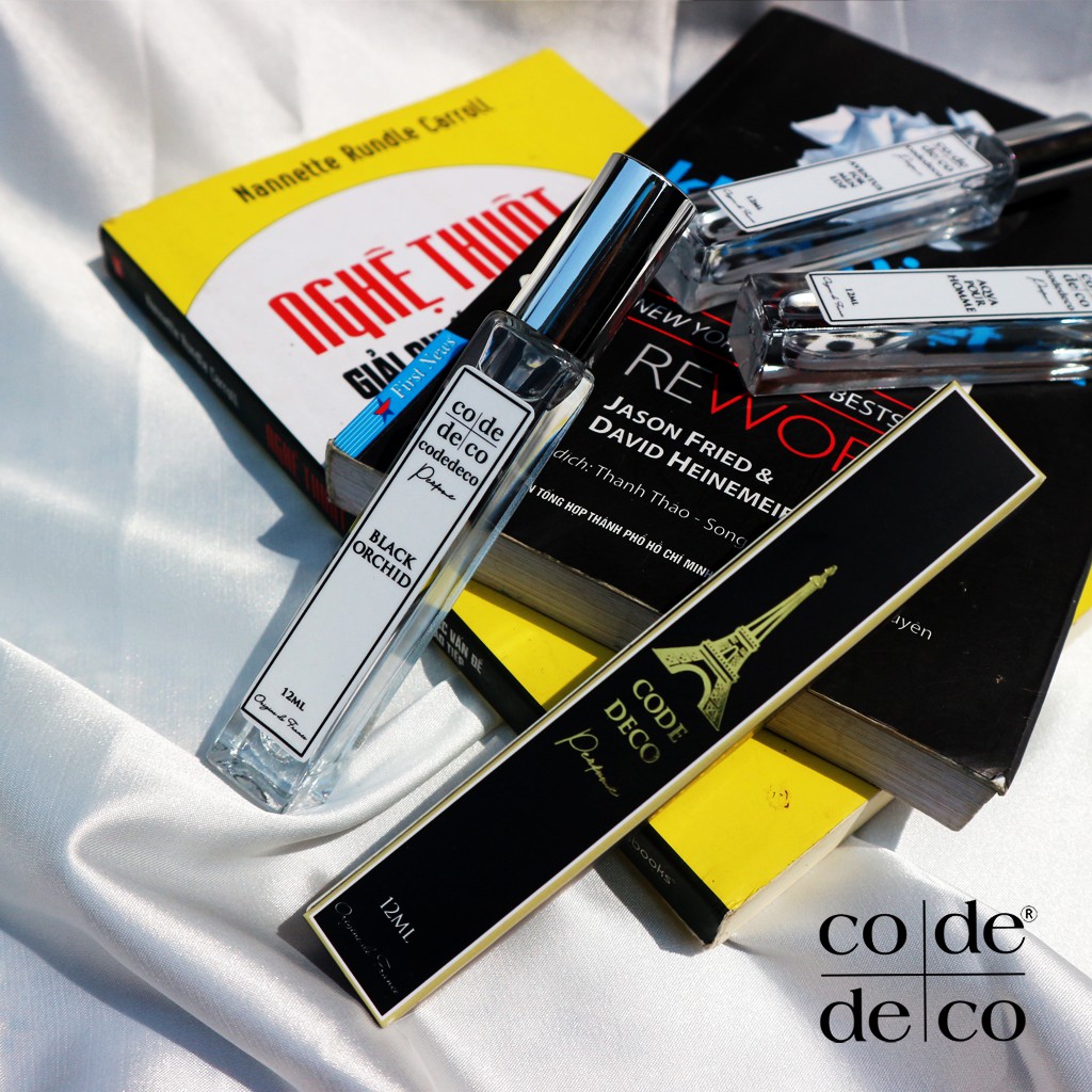 Tinh Dầu Nước Hoa Dạng Xịt Code Deco Black Orchid 10ml, Bí ẩn, Hiện đại, Gợi cảm, Tiện Lợi, Nhỏ Gọn