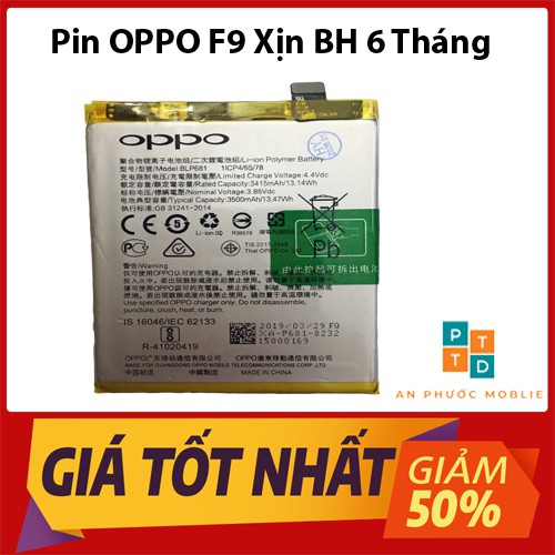 Pin linh kiện Oppo F9 / R17 / Realme 2 Pro - BLP681