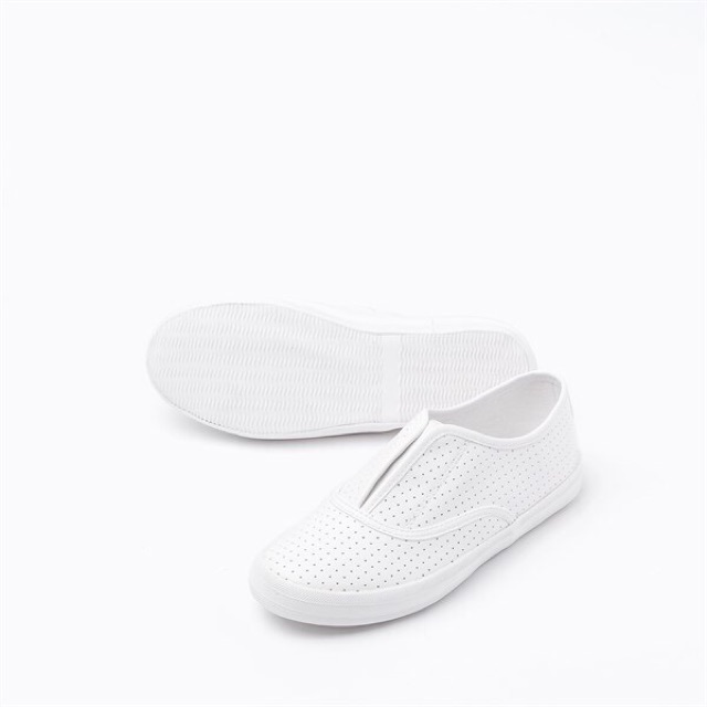 Giày slipon trắng MIDAZ (Nữ) - W00193