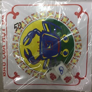 Cờ bầu cua xúc xắc nhựa - hột to