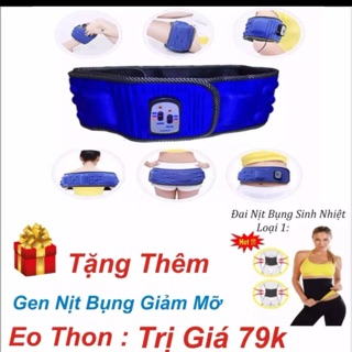 Máy massage đánh tan mỡ bụng giảm mỡ + tặng đai sinh nhiệt