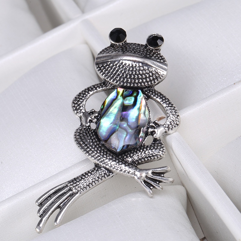 Trâm Cài Áo Hình Chú Ếch Phong Cách retro Thời Trang Cao Cấp Dành Cho Nam Nữ