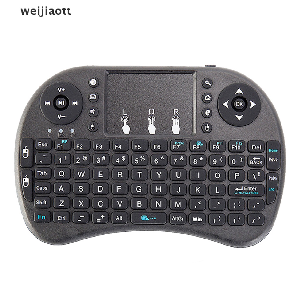 weijiaott Mini 2.4G Wireless Keyboard Fly Air Mouse Touchpad For Android Smart TV Box PC  WT