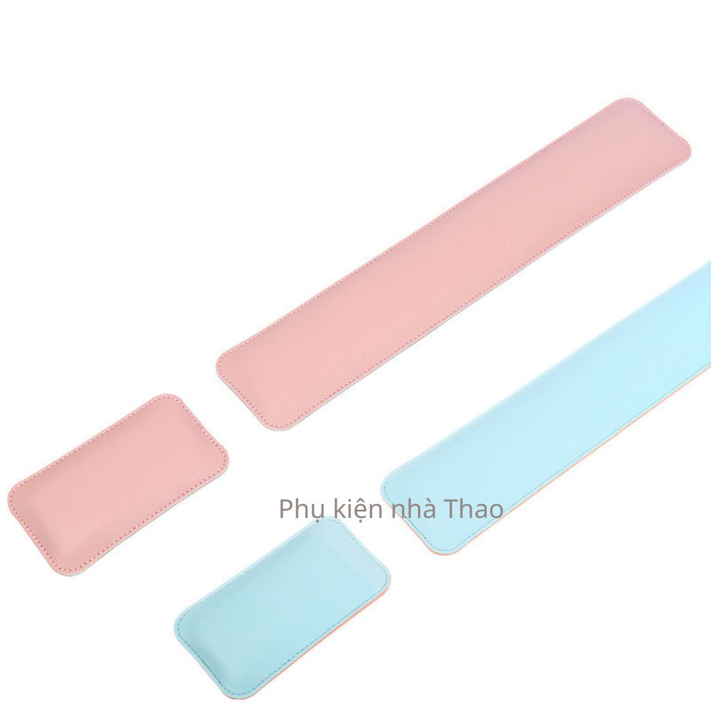 Combo kê tay da bàn phím, chuột ,miếng kê tay bàn phím da chống  nước êm á,kê tay bàn phím trong bông bọc da
