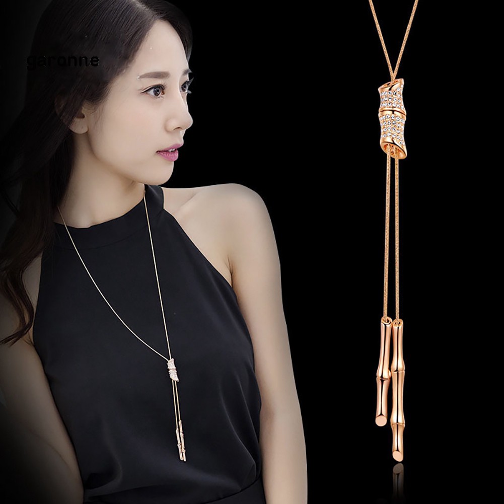 Dây chuyền mặt tre hình thân tre độc đáo