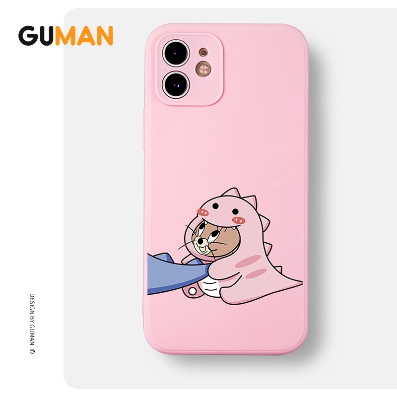 Ốp lưng GUMAN cặp đôi dễ thương đẹp chống sốc cho iPhone 14 13 12 11 Pro Max SE 2020 X XR XS ip 8 7 6S 6 Plus kute XYB141