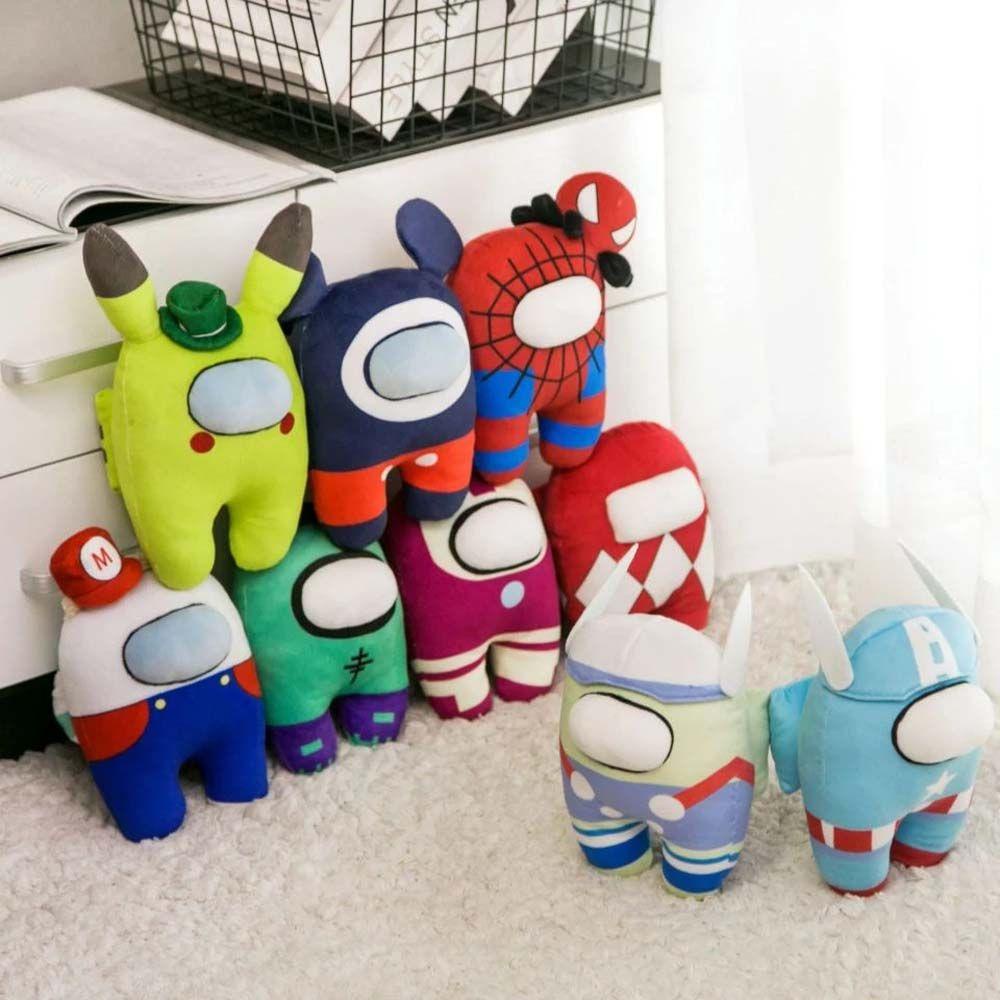 Đồ chơi nhồi bông Hình Hoạt Hình Among Us 20cm Trang Trí Nhà Cửa / Xe Hơi