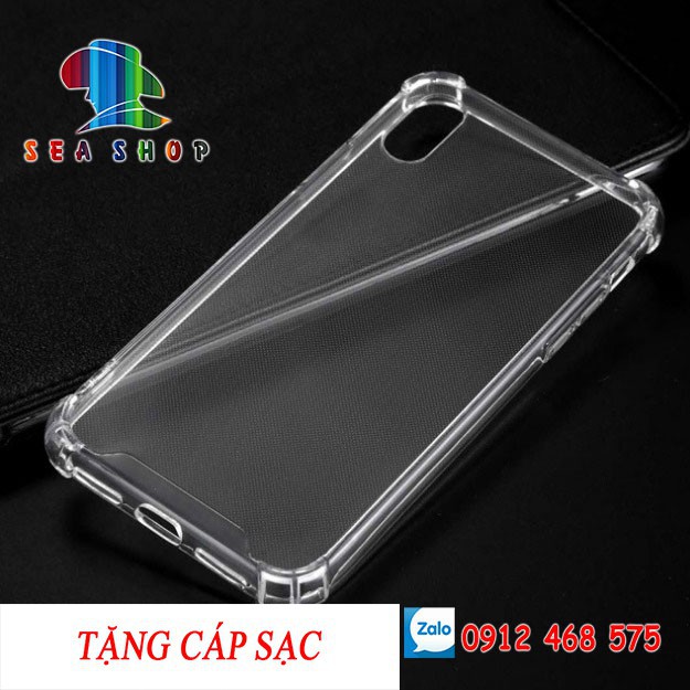 [TẶNG CÁP SẠC] Ốp lưng iPhone X - Xs silicon CHỐNG SỐC - Nhựa dẻo