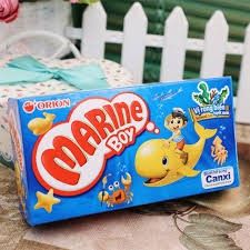 Snack Bim bim Cá Marine Boy của Orion Đủ Vị Hộp 35g