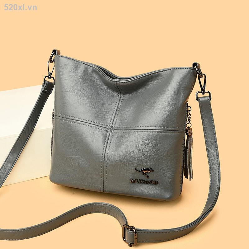 Túi Xách Đeo Vai Barbara kangaroo 2021 Bằng Da Thật Sức Chứa Lớn Thời Trang Cho Nữ