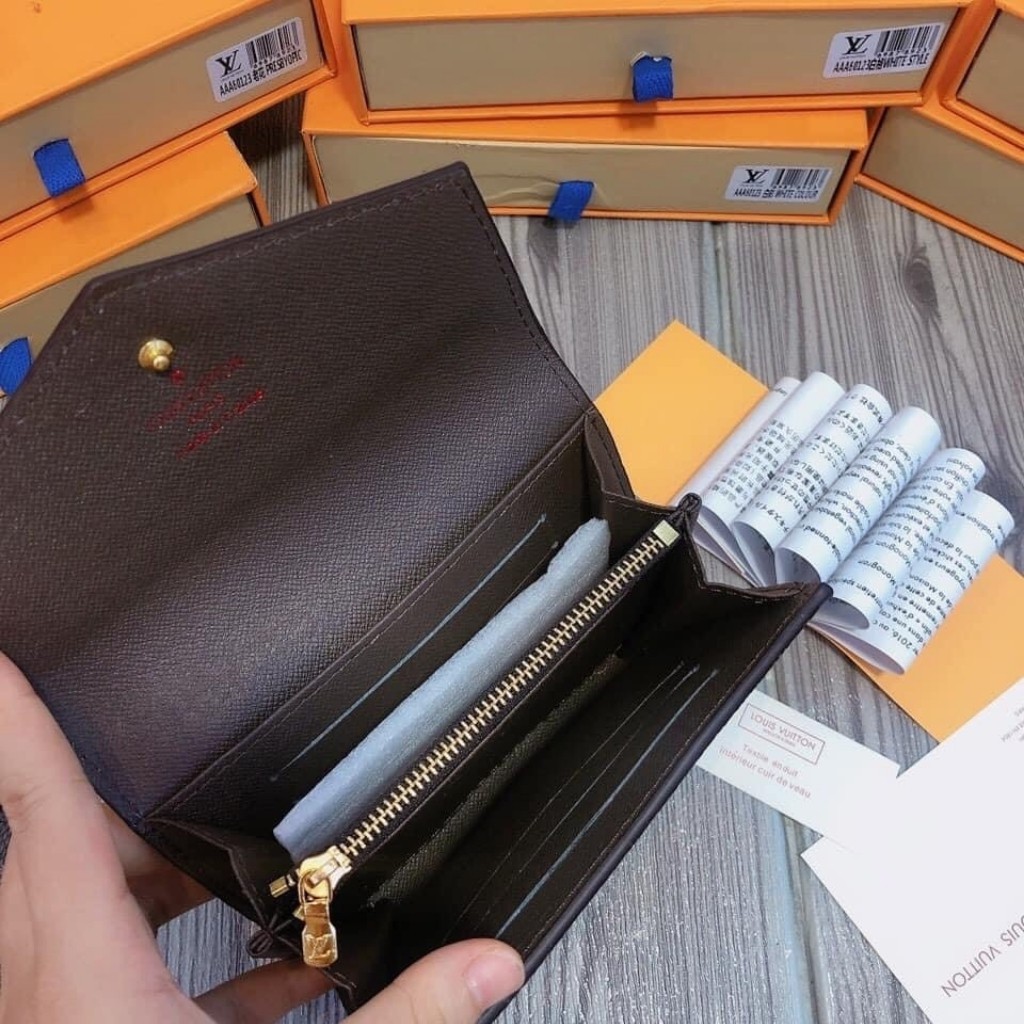 Ví Nữ Dáng Bì Thư Hàng Đẹp FullBox Đầy Đủ Nhiều Ngăn Tiện Lợi Size 16- Ví Nữ Thời Trang Chất Da Thật | BigBuy360 - bigbuy360.vn