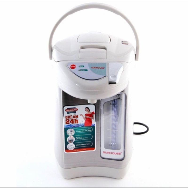 BÌNH THỦY ĐIỆN 3.3 L SUNHOUSE SHD1533 bình phích đun nước phòng khách