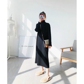 Váy len cổ lọ dành cho nữ (l1)