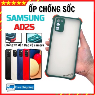 Ốp lưng Chống sốc Samsung A02s - Chất liệu Nhám Cao cấp - Chống va đập - Thiết kế sang trọng