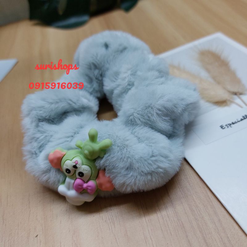 CỘT TÓC LÔNG STICKER, BUỘC TÓC SCRUNCHIES