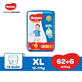 [ Tặng 6 Miếng ] Tã Quần Huggies Size XL - 62 Miếng