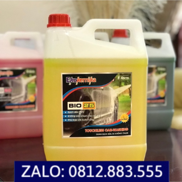 Dung dịch rửa xe không chạm Bio 25 (5 lít)