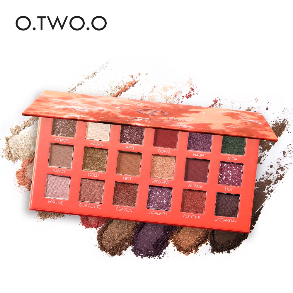 Bảng Phấn Mắt O.TWO.O Long Lanh 18 Màu Dùng Trang Điểm Tiện Dụng 200g | BigBuy360 - bigbuy360.vn