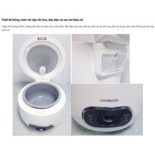 Nồi Cơm Điện Mini Lock&Lock EJR426 Dung Tích 0.8 lít (Hàng chính hãng)