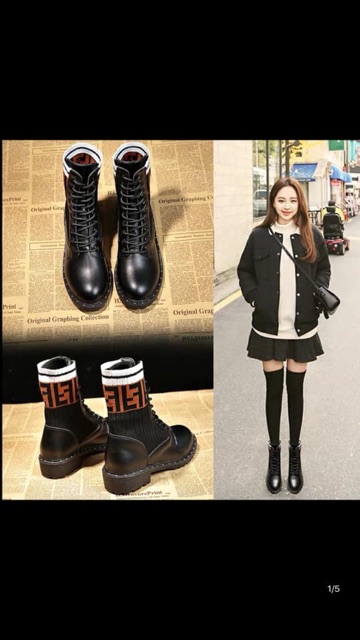 Boot nữ cao cổ cá tính