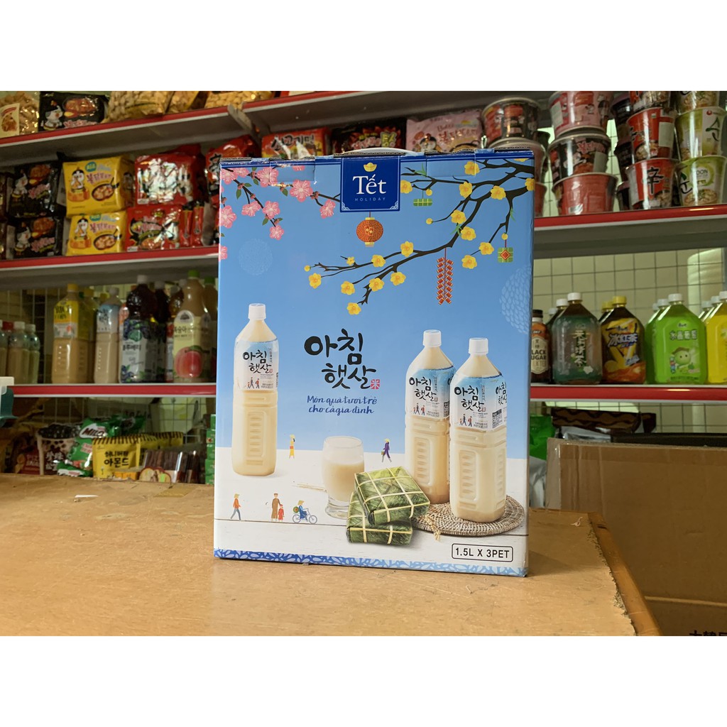 Combo 3 Chai Sữa Gạo - Nước gạo Hàn Quốc 1.5L | BigBuy360 - bigbuy360.vn