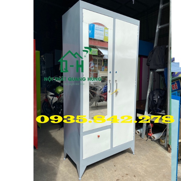 TỦ SẮT 2 CÁNH FREE SHIP