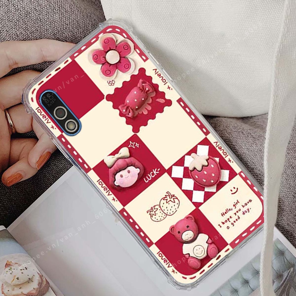 Ốp lưng Vsmart Bee / Bee 3 hình gấu, kẹo dễ thương siêu cute