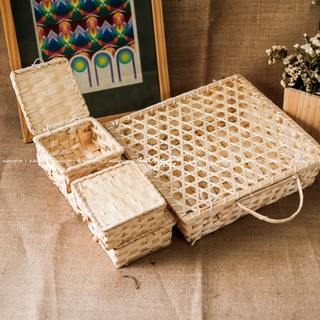 Hộp đựng quà mây tre đan cao cấp