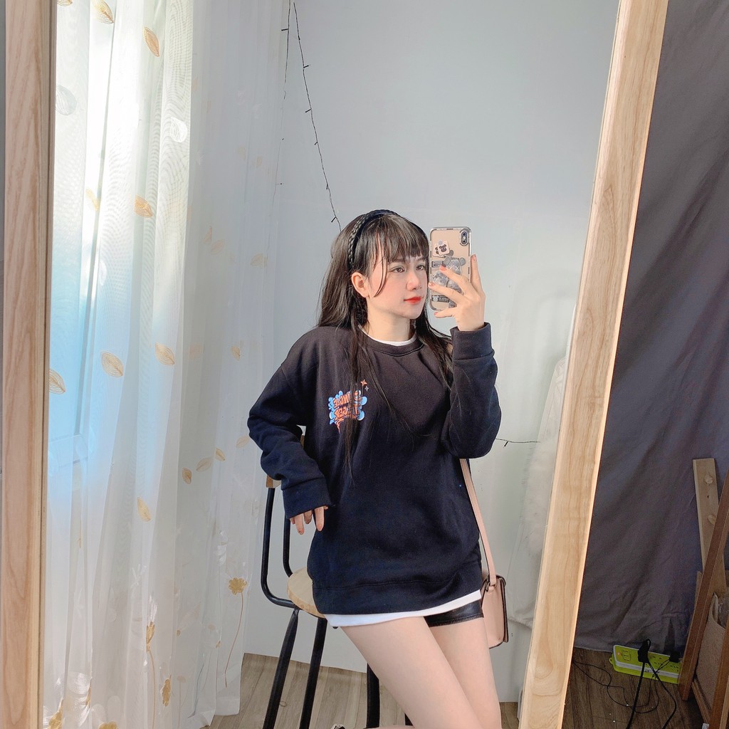 Áo Sweater Nỉ Nam Nữ Jungle Kiểu Unisex Cổ Tròn Form Rộng Dài Tay Chất Nỉ Bông Dày Dặn A2N04
