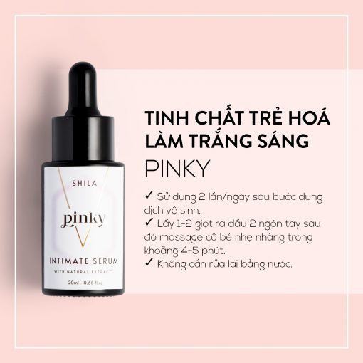 Tinh chất trẻ hóa làm sáng hồng vùng kín SHILA INTIMATE SERUM PINKY 20ml