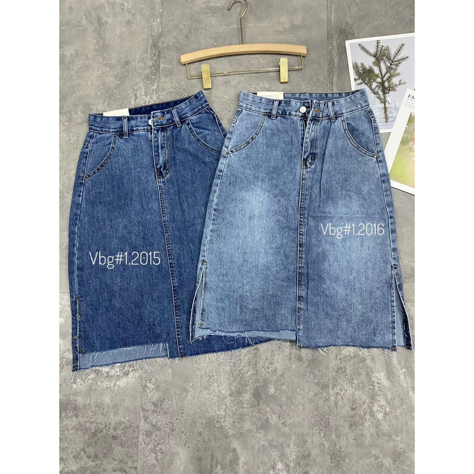 Chân váy jeans phong cách Ulzzang năng động