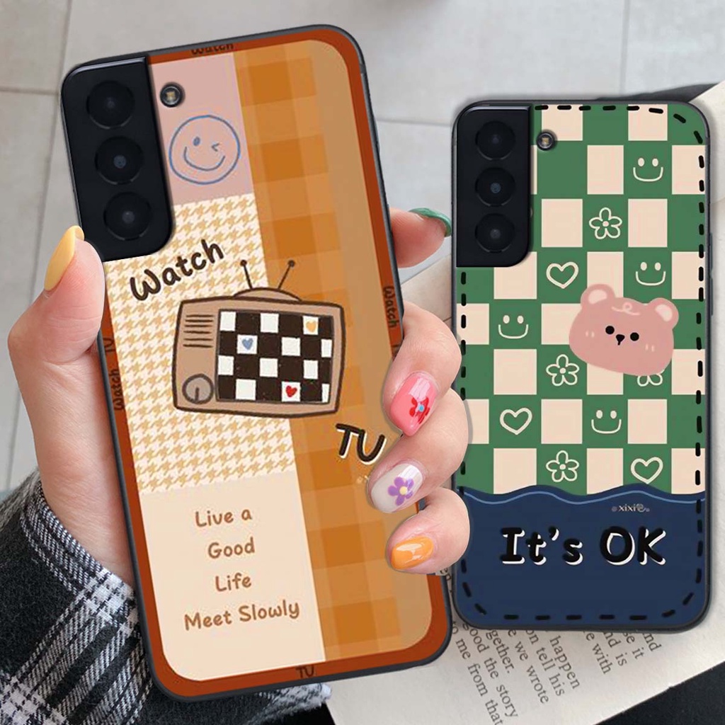 Ốp Samsung S21 / S21 Fe bộ hình dẫ thương cute . Vỏ lưng SS giá rẻ
