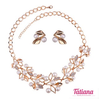 Bộ trang sức hoa lá- Tatiana - D1019