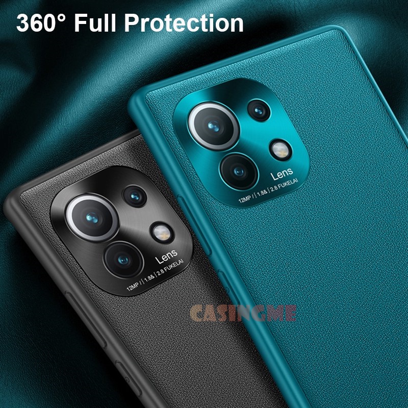 Ốp điện thoại da nhám thời trang bảo vệ cho Xiaomi Mi 11 11ultra 11lite 11pro Mi 11 Pro Lite Ultra 4g 5g