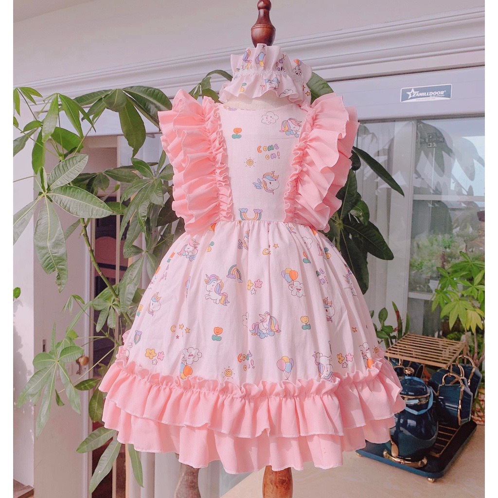 Váy Bé Gái 5-22kg💕𝑭𝑹𝑬𝑬𝑺𝑯𝑰𝑷 💕 NHƯ Ý HOUSE'Sc- Đầm Công Chúa, váy trẻ em, váy cho bé hàng thiết kế - Váy lolita ngựa poony