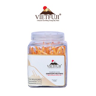 Đông Trùng Hạ Thảo Tươi VietFuji-Nguyên Khối-120gr