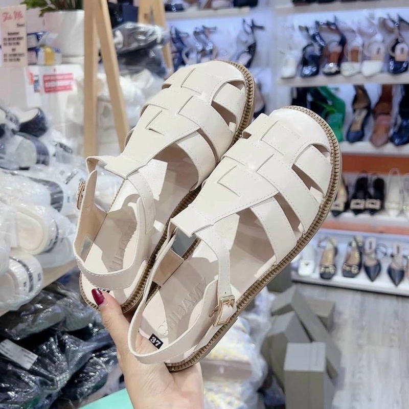 [XẢ KHO]  SANDAL ZỌ ĐAN CÁ TÍNH