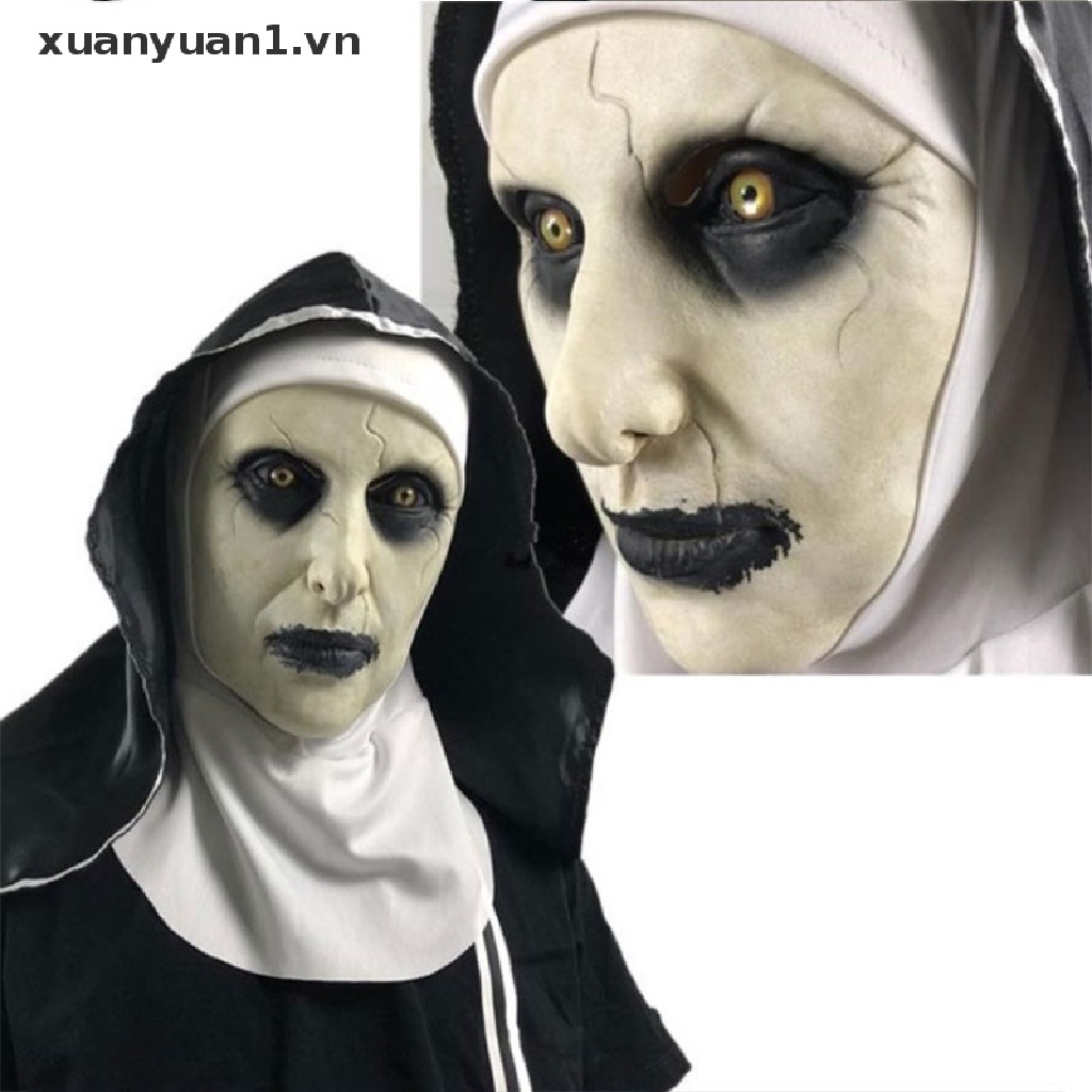 Mặt Nạ Latex Hình Kinh Dị Kèm Băng Đô Hóa Trang Halloween