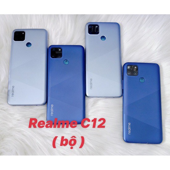 Mã Giảm ELFLASH8 20K Đơn 50K 🌟 Hàng Chính Hãng 🌟 Bộ Nắp Lưng Vỏ Oppo Realme C12 Zin New