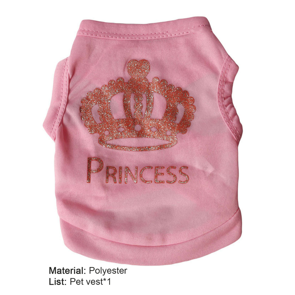 Áo thun in họa tiết đáng yêu cho thú cưng