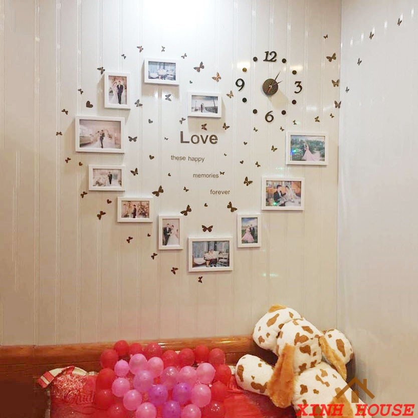 Bộ Khung Ảnh Treo Tường Trái Tim KA1103 phòng cưới - Bảo Hành Gãy, Vỡ - Hỗ Trợ In Hình | BigBuy360 - bigbuy360.vn