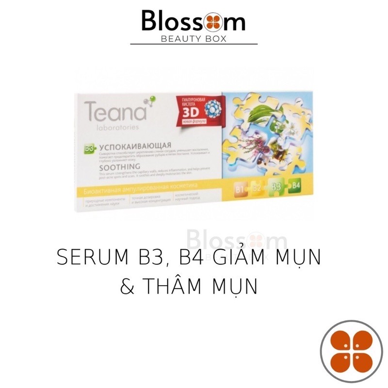 Serum TEANA B4 giảm mụn, B3 mờ thâm