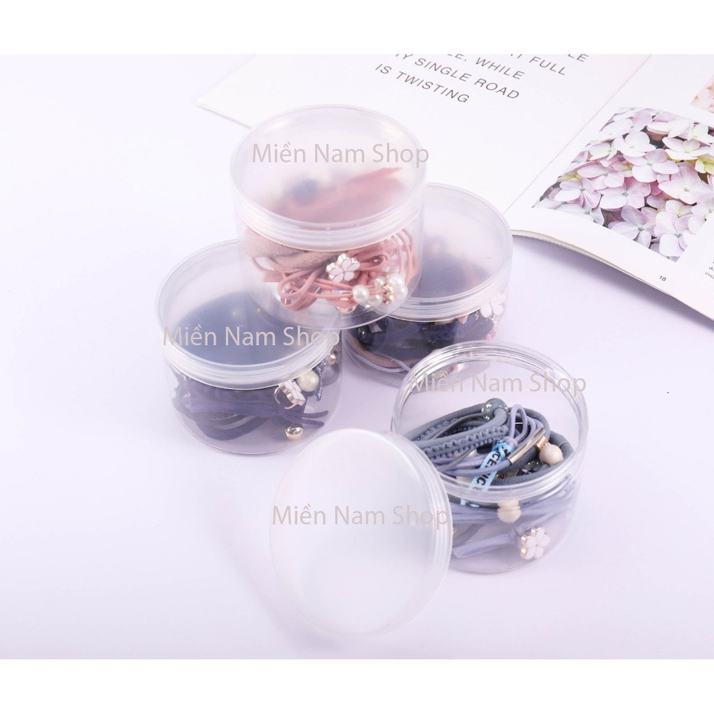 Combo 3 hộp thun cột tóc Hàn Quốc dễ thương (Nhiều màu) - DEVELOPE
