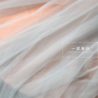 Tấm vải lưới mỏng trong suốt màu xám xanh dương chuyên dùng may đồ cưới