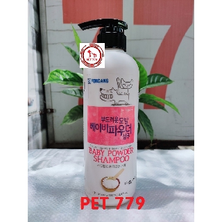 Sữa Tắm Forcans - Baby Powder Shampoo 550ml - Gội & Dưỡng Lông dành cho Chó Mèo