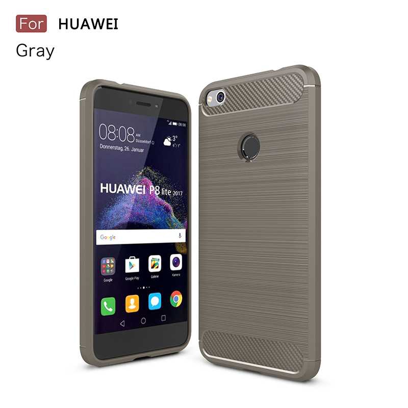 Ốp lưng điện thoại thời trang bằng Silicone mềm chống sốc cho Huawei GR3 2017 Huawei GR3 2017 5.2"