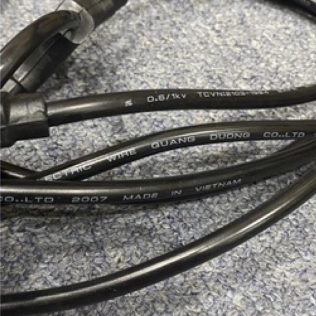 Dây điện treo bóng đèn dài 5m có 10 chuôi đèn đúc chống nước, nối dài tùy thích, hàng cực đẹp