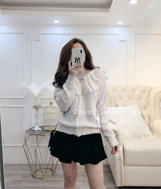 ÁO LEN CỔ BÈO SIU XINH❤️❤️❤️